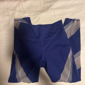 Fabletics purple mesh leggings